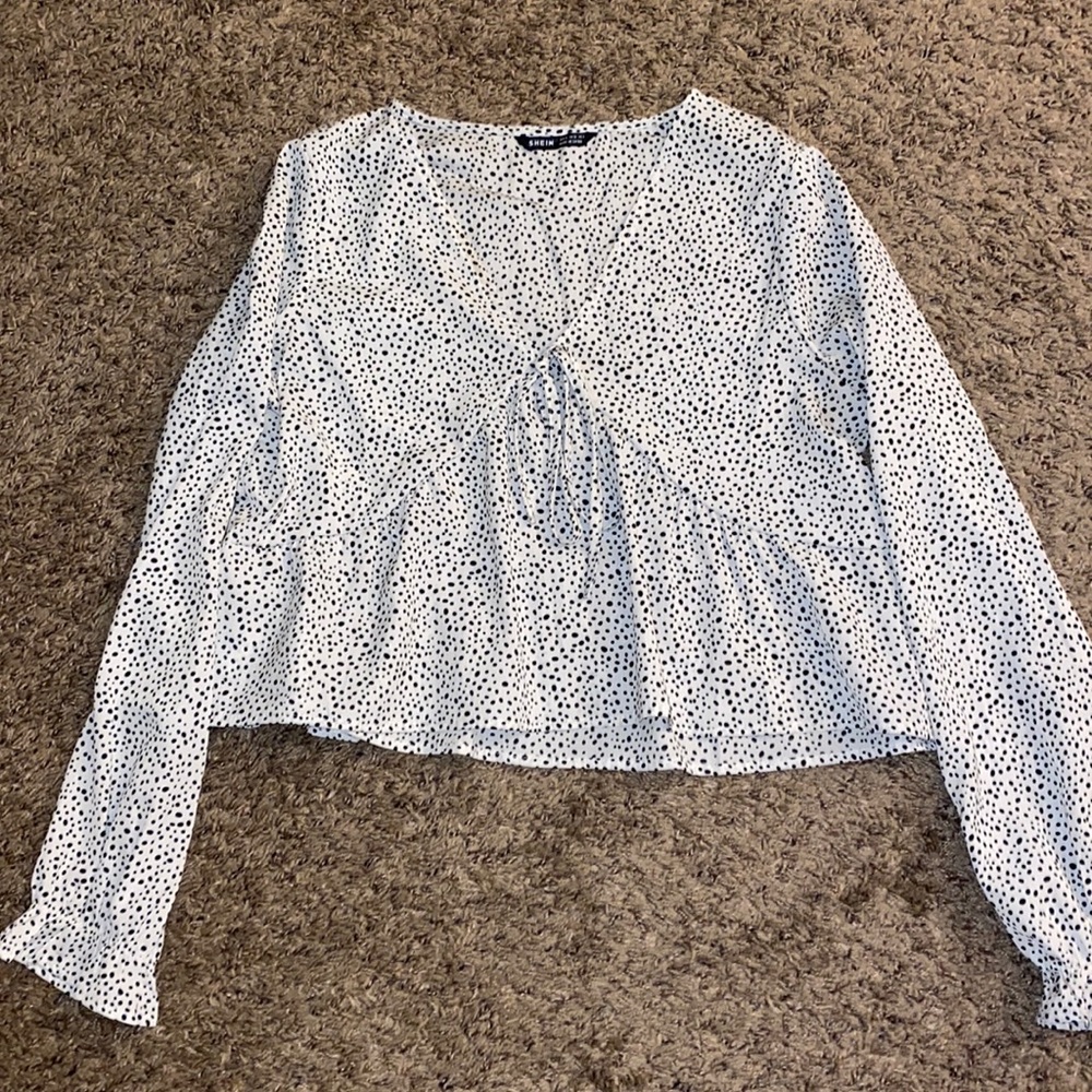 Shein, size S (4), black and white top